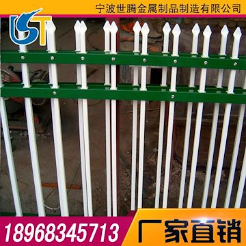 宁波围墙护栏，铁艺栏杆价格，锌钢护栏定制批发